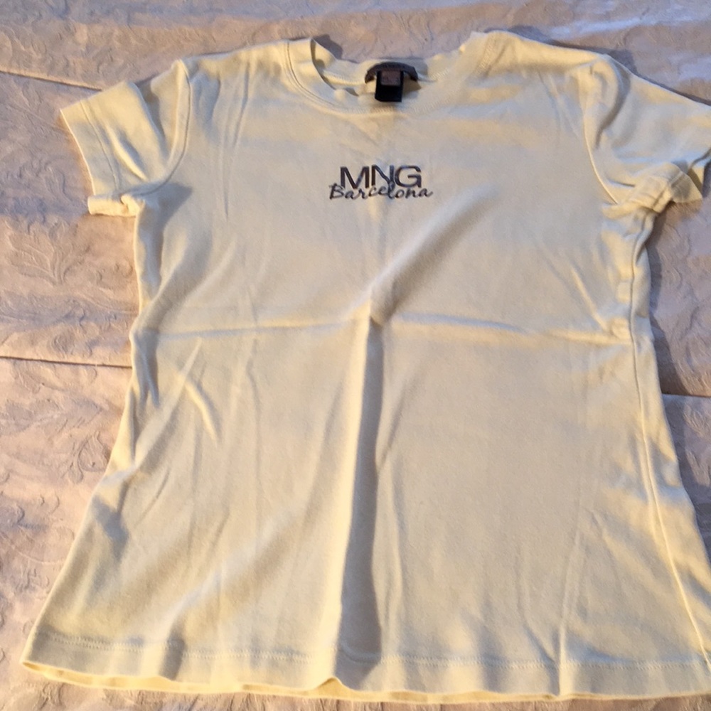 MNG basics baby yellow t-shirt